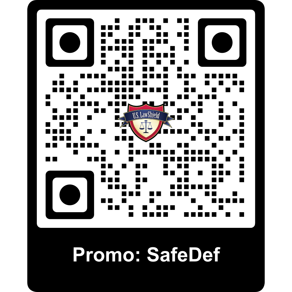 U.S. Law Shield QR code - Promo SafeDef